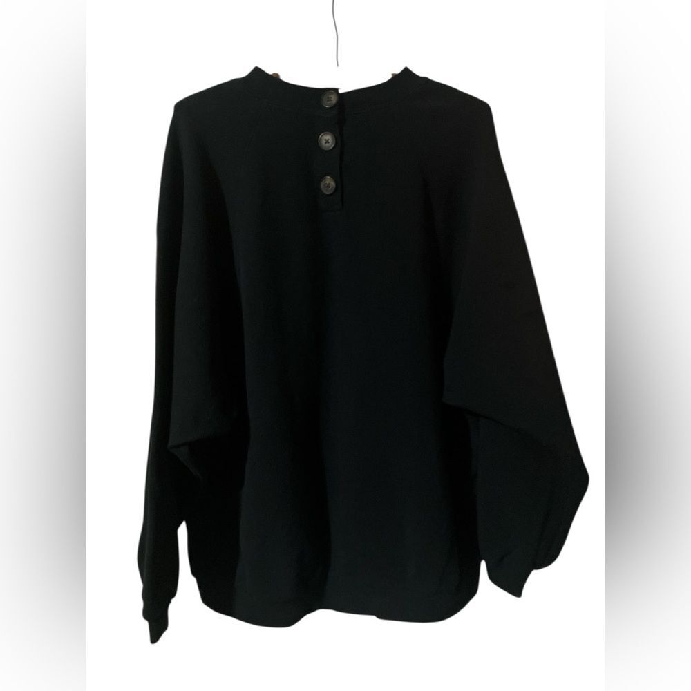 Madewell Sweatshirt Size XL Button Back Relaxed Fit Classic Winter - Picture 2 of 4